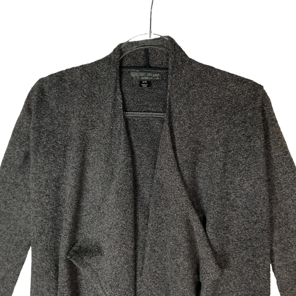 Barefoot Dreams Calypso Cardigan CozyChic Ultra Lite Long Open Brown Sz S M - Picture 3 of 10